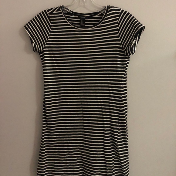 Striped t-shirt dress